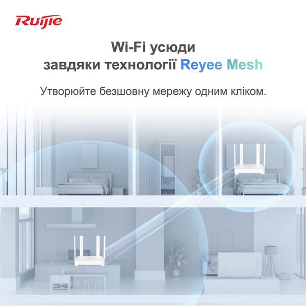 Бездротовий маршрутизатор Ruijie Reyee RG-EW1800GX PRO 387902 фото