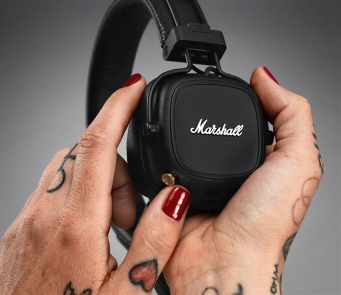 Bluetooth-гарнітура Marshall Major IV Black (1005773) 457910 фото