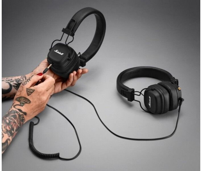 Bluetooth-гарнітура Marshall Major IV Black (1005773) 457910 фото