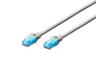 Патч-корд Digitus (DK-1511-0025) cat.5e, U/UTP, 0.25 м, AWG 26/7, PVC, сірий 242529 фото