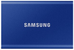 Накопичувач зовнішній SSD 2.5" USB 1.0TB Samsung T7 Indigo Blue (MU-PC1T0H/WW) 454233 фото