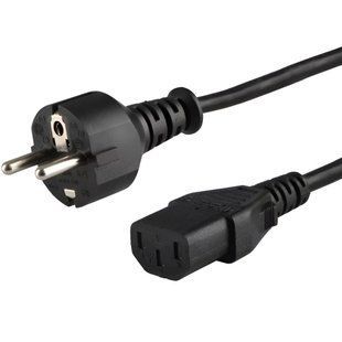 Кабель живлення Dell CEE 7/7-IEC C13, 3*0.75 мм, 1.8м Black (078390) 586800 фото