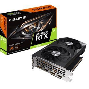 Відеокарта GF RTX 3060 12GB GDDR6 WindForce OC Gigabyte (GV-N3060WF2OC-12GD) 452381 фото