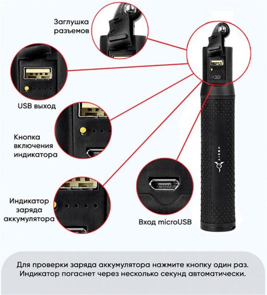 Монопод AirOn Power Bank AC120 (69477915500010) 342305 фото