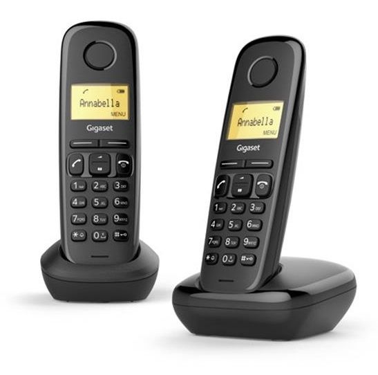 Радiотелефон DECT Gigaset A170 DUO Black (L36852H2802S301) 475645 фото