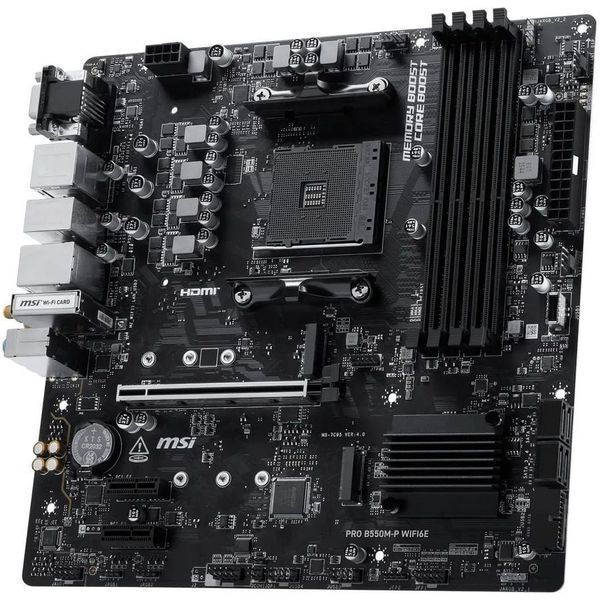 Материнська плата MSI Pro B550M-P WiFi6E Socket AM4 629748 фото