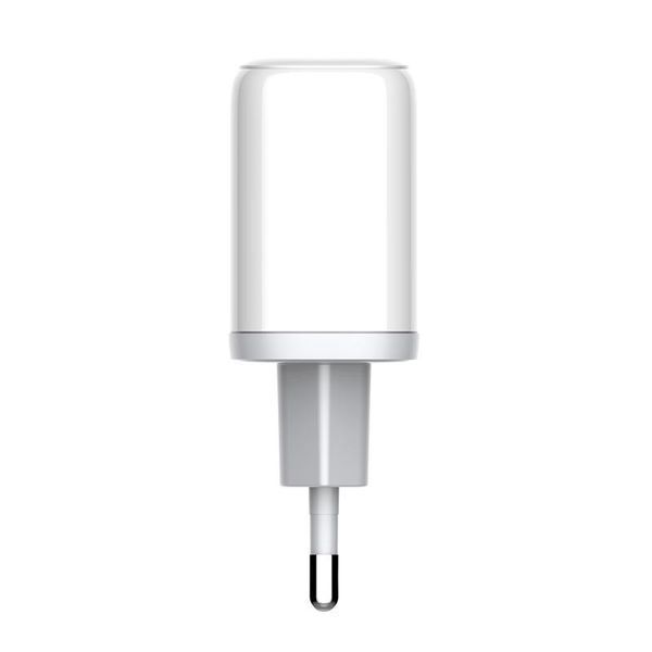 Мережевий зарядний пристрій ColorWay Power Delivery Port PPS USB (Type-C PD + USB QC3.0) (45W) White (CW-CHS042PD-WT) 491450 фото