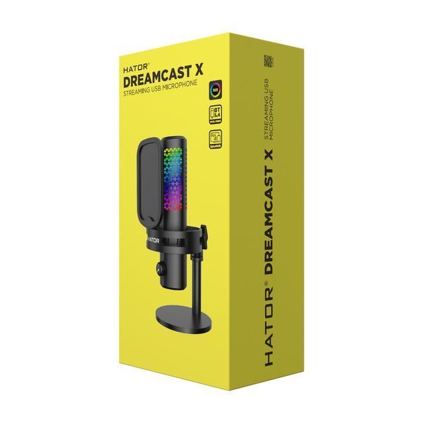 Мiкрофон Hator Dreamcast X RGB Black (ESS10) 608899 фото