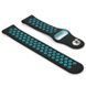 Ремінець BeCover Nike Style для Xiaomi Amazfit Bip/Bip Lite/Bip S Lite/GTR 42mm/GTS/TicWatch S2/TicWatch E Black-Blue (705701) 348678 фото 1