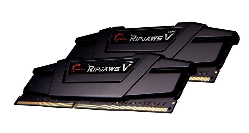 Модуль пам`ятi DDR4 2x32GB/3200 G.Skill Ripjaws V Black (F4-3200C16D-64GVK) 303589 фото