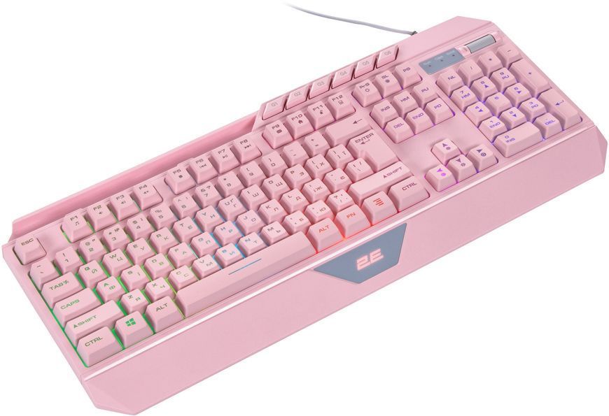 Клавіатура 2E Gaming KG315 RGB USB Pink Ukr (2E-KG315UPK) 479687 фото