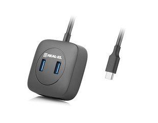 USB-хаб REAL-EL CQ-407 4 ports 526007 фото