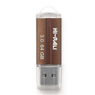 Флеш-накопичувач USB3.0 64GB Hi-Rali Corsair Series Bronze (HI-64GB3CORBR) 304941 фото