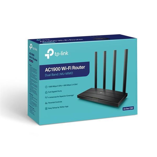 Бездротовий маршрутизатор TP-Link Archer C80 320189 фото