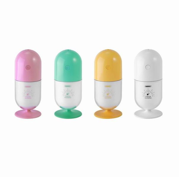 Зволожувач повітря Remax RT-A500 Capsule Mini Humidifier жовтий (6954851281870) 391454 фото