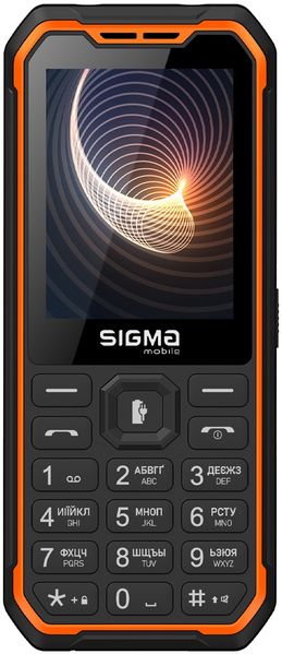 Мобiльний телефон Sigma mobile X-style 310 Force Type-C Dual Sim Black-Orange 485157 фото