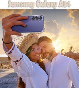 Чохол-накладка BeCover Anti-Shock для Samsung Galaxy A34 5G SM-A346 Clear (708954) 464070 фото