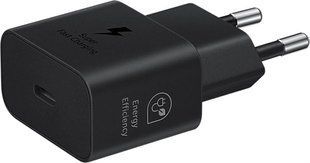 Мережевий зарядний пристрій Samsung 25W Type-C Black (EP-T2510NBEGEU) 491707 фото