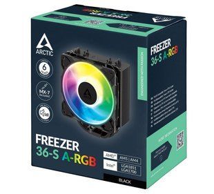Кулер процесорний Arctic Freezer 36S A-RGB Black (ACFRE00198A) 613780 фото