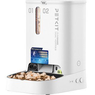 Смарт-годівниця Petkit Yumshare Dual-Hopper 2 with Cam White (P592) 607960 фото