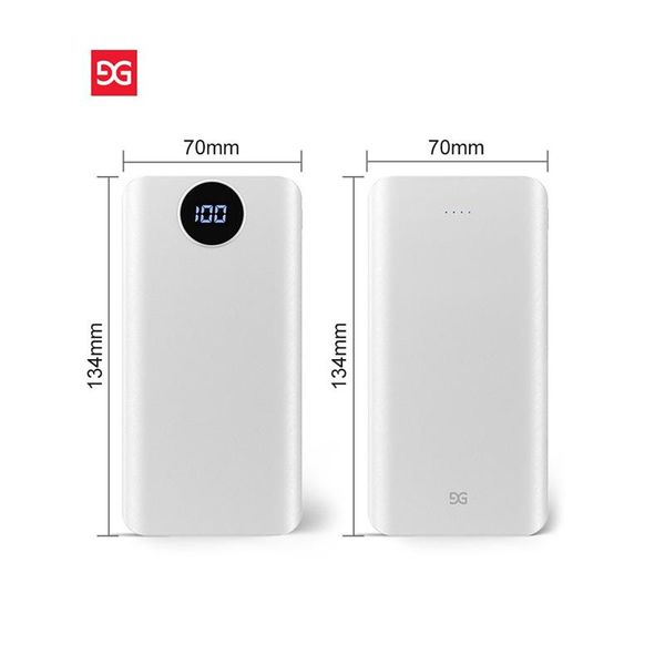 Універсальна мобільна батарея Gusgu Xiamen Mini 80000M 20000 mAh White (GB/T-35590/UA-102807) 441256 фото