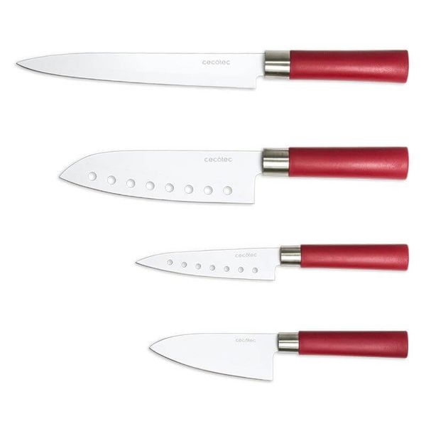 Набір ножів Cecotec 4 Santoku Ceramic-Coated Kit CCTC-01003 (8435484010030) 305549 фото