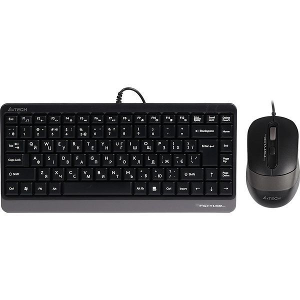 Комплект (клавіатура, миша) A4Tech Fstyler F1110 Grey USB 511457 фото