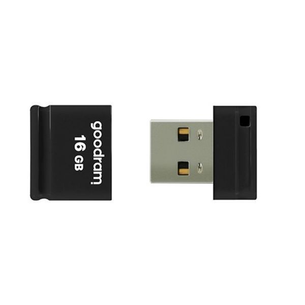 Флеш-накопичувач USB2.0 16GB Goodram UPI2 (Piccolo) Black (UPI2-0160K0R11) 139250 фото