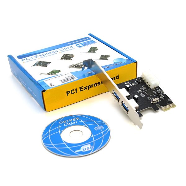 Контролер Voltronic (YT-C-PCI-Е=>2*USB3.0/00352) PCI-Е - USB 3.0, 2port, BOX 465158 фото