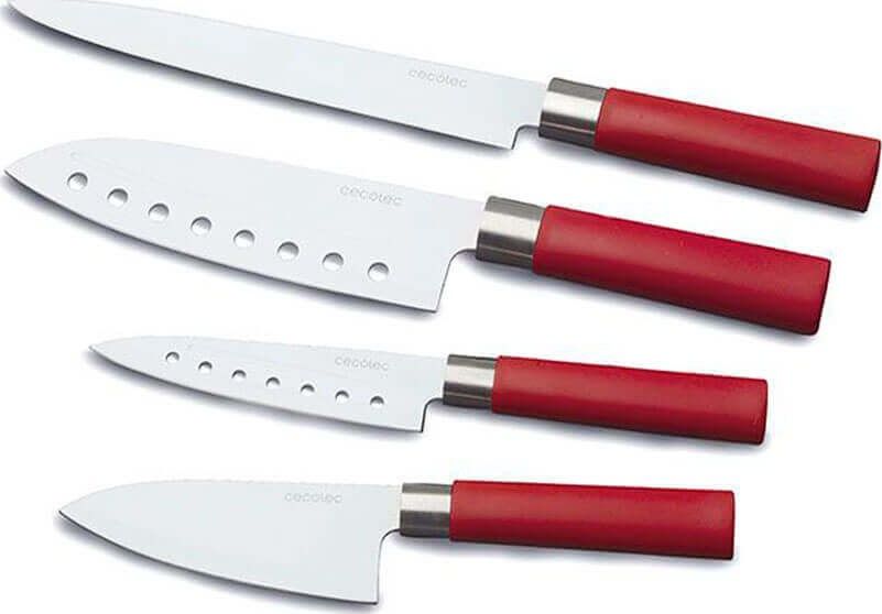 Набір ножів Cecotec 4 Santoku Ceramic-Coated Kit CCTC-01003 (8435484010030) 305549 фото