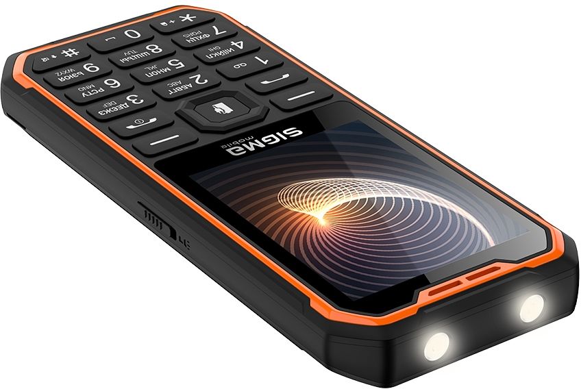 Мобiльний телефон Sigma mobile X-style 310 Force Type-C Dual Sim Black-Orange 485157 фото