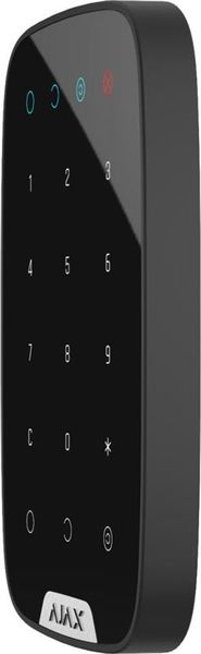 Бездротова сенсорна клавіатура Ajax KeyPad Black (8722.12.BL1/38248.12.BL1) 204757 фото