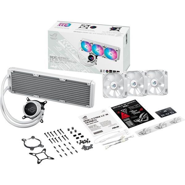 Система водяного охолодження Asus ROG Strix LC III 360 ARGB White (90RC00T2-M0UAY0) 545951 фото