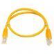 Патч-корд UTP Atcom RJ45, Cat.6, мідь, 3 м, жовтий 187041 фото 2