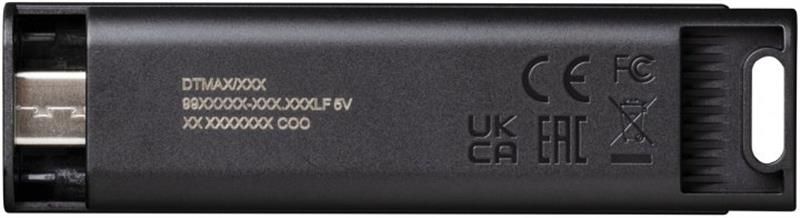 Флеш-накопичувач USB3.2 256GB Type-C Kingston DataTraveler Max Black (DTMAX/256GB) 372444 фото