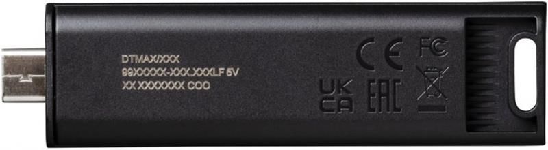 Флеш-накопичувач USB3.2 256GB Type-C Kingston DataTraveler Max Black (DTMAX/256GB) 372444 фото