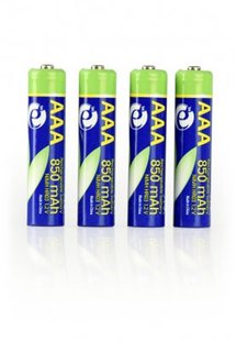 Акумулятор EnerGenie AAA/HR03 Ni-MH 850 mAh BL 4шт 449530 фото