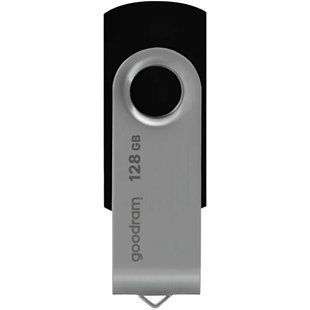Флеш-накопичувач USB3.2 128GB Goodram UTS3 (Twister) Black (UTS3-1280K0R11) 139259 фото