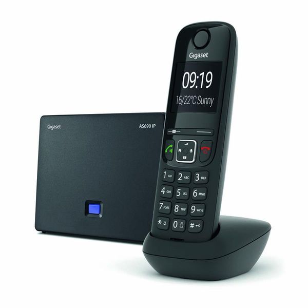 Радiотелефон DECT Gigaset AS690 IP Black (S30852H2813S301) 475649 фото