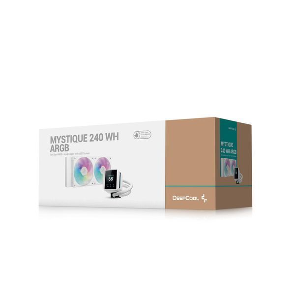 Система водяного охолодження DeepCool Mystique 240 ARGB White (R-LX240-WHDSNMCP-G-1) 535265 фото