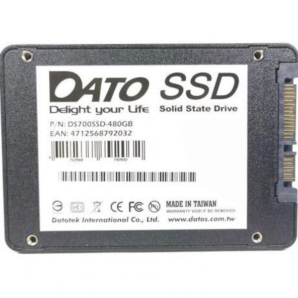 Накопичувач SSD 480GB Dato DS700 2.5" SATAIII TLC (DS700SSD-480GB) 306922 фото