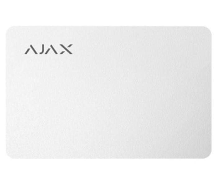 Безконтактна картка Ajax Pass white (3шт) (23496.89.WH) 360446 фото