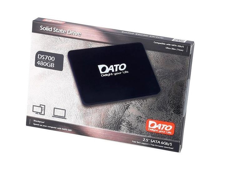 Накопичувач SSD 480GB Dato DS700 2.5" SATAIII TLC (DS700SSD-480GB) 306922 фото