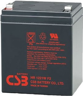 Акумуляторна батарея CSB 12V 5AH (HR1221W) AGM 138063 фото