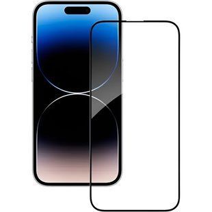 Захисне скло для Apple iPhone 15/14 Pro Black, 0.3 мм, 5D/10D (Z26655) без упаковки 506965 фото