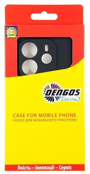 Чохол-накладка Dengos Carbon для Xiaomi Redmi Note 14 4G Black (DG-TPU-CRBN-251) 585189 фото