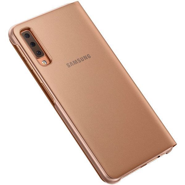 Чохол-книжка Samsung Wallet Cover для Samsung Galaxy A7 2018 SM-A750 Gold (EF-WA750PFEGRU) 527834 фото
