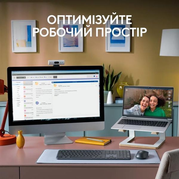 Клавiатура бездротова Logitech Signature Slim K950 US OffWhite USB (920-012466) 512457 фото