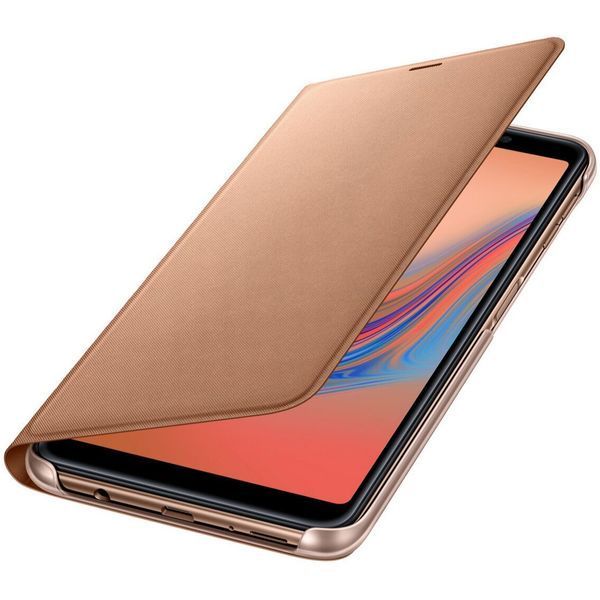 Чохол-книжка Samsung Wallet Cover для Samsung Galaxy A7 2018 SM-A750 Gold (EF-WA750PFEGRU) 527834 фото