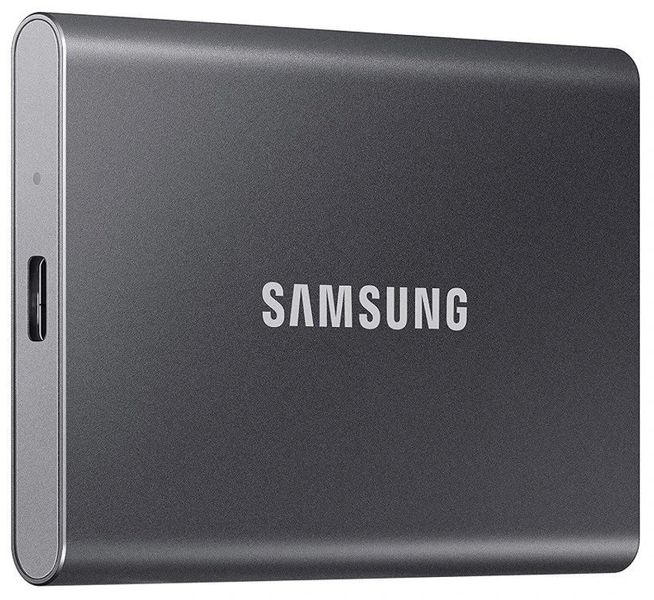 Накопичувач зовнішній SSD 2.5" USB 2.0TB Samsung T7 Titan Gray (MU-PC2T0T/WW) 455730 фото